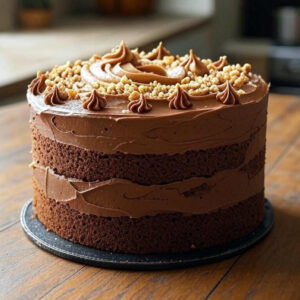 CHOCOLATE PEANUT BUTTER CAKE